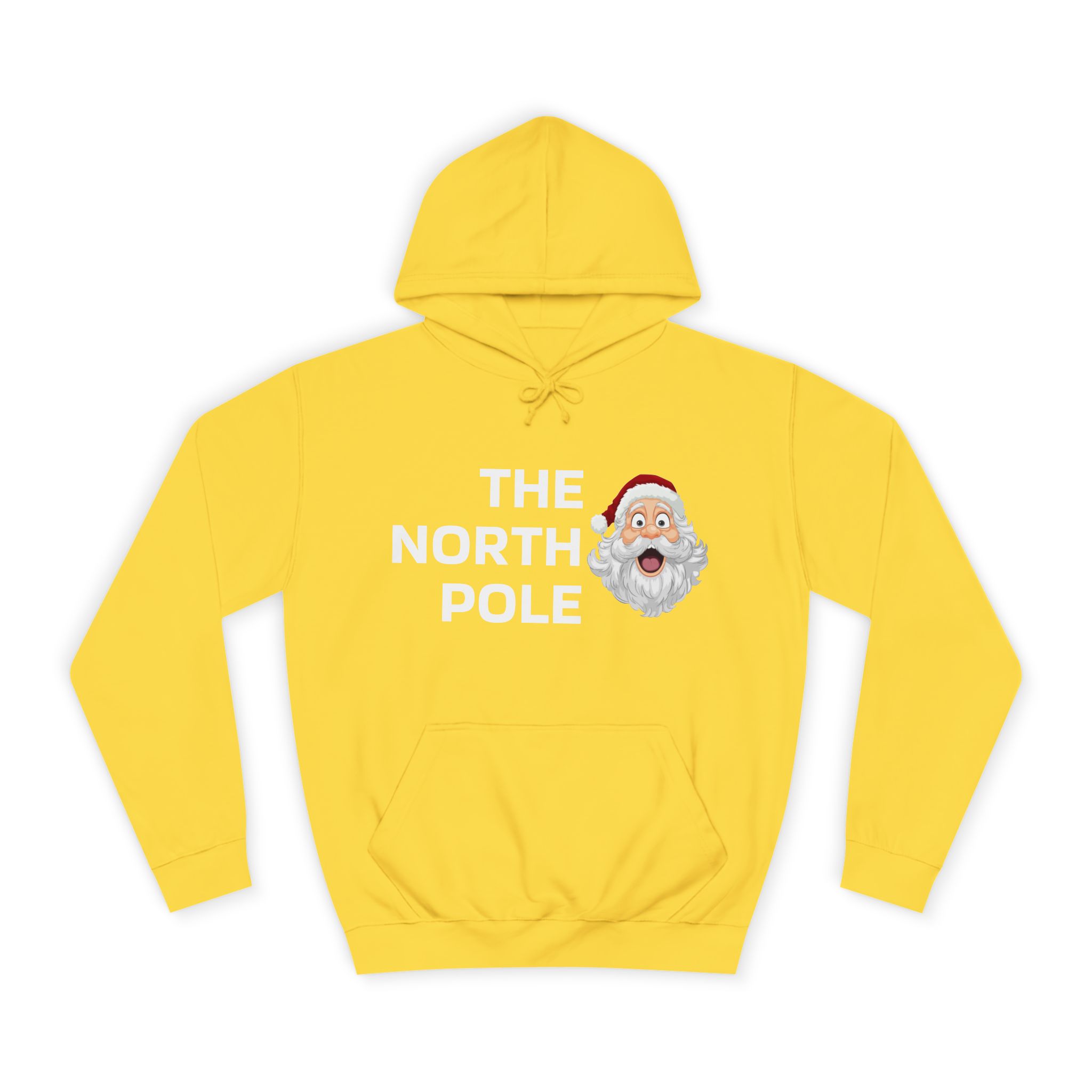 Christmas Sweater Unisex College Hoodie - The North Pole Edition Perfect Xmas Gift for Him and Her, Holiday Hooded Sweatshirt, Winter - Image 5