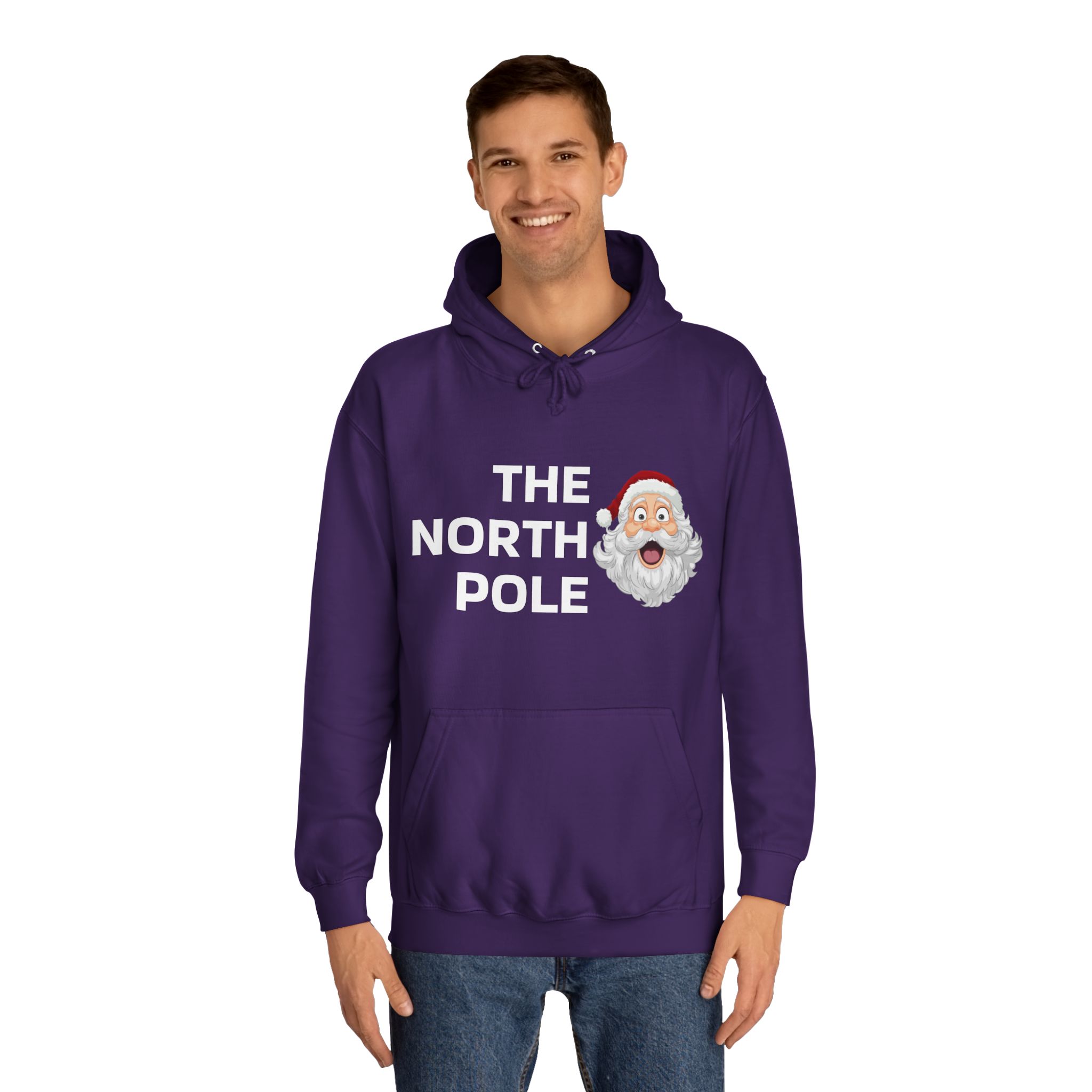 Christmas Sweater Unisex College Hoodie - The North Pole Edition Perfect Xmas Gift for Him and Her, Holiday Hooded Sweatshirt, Winter - Image 23