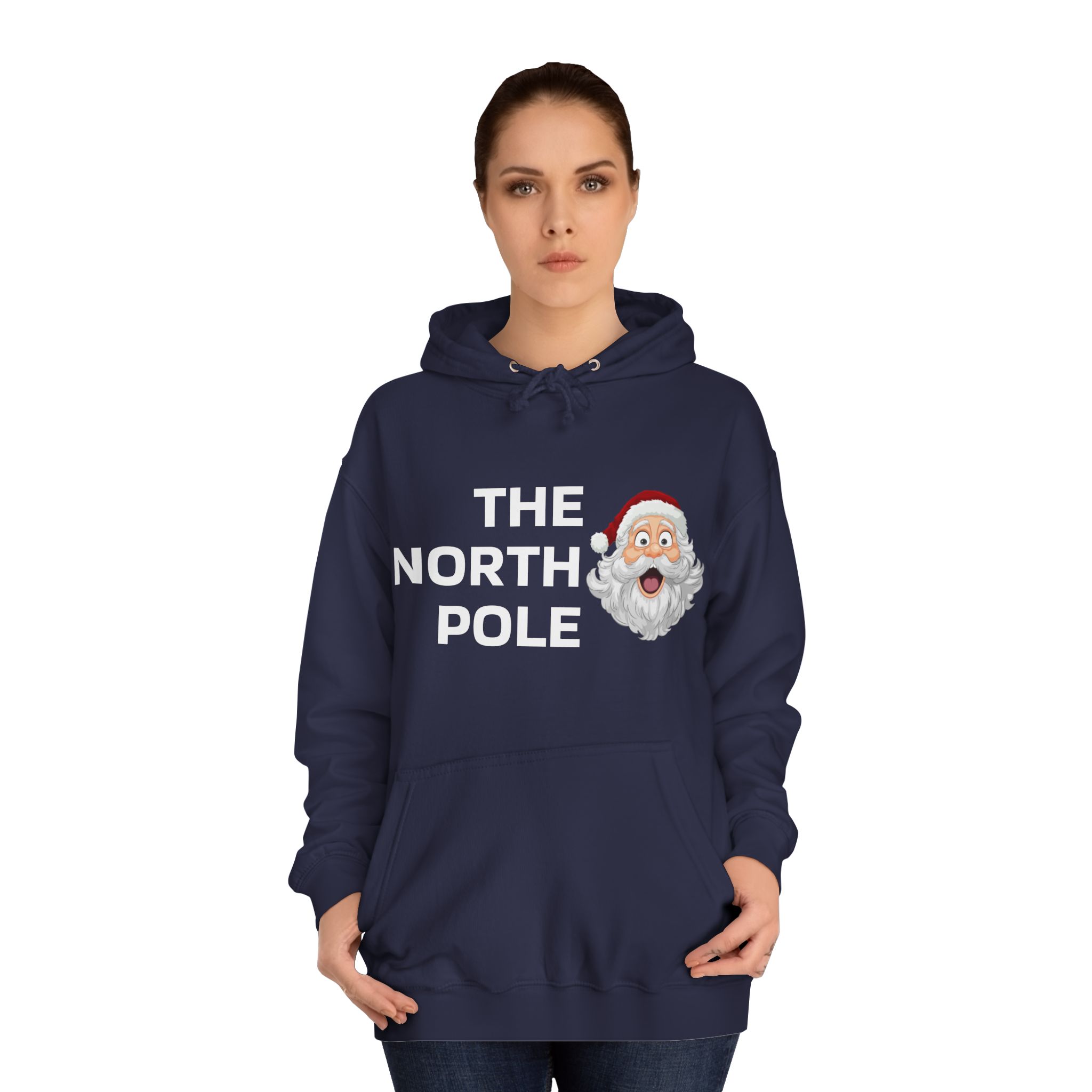 Christmas Sweater Unisex College Hoodie - The North Pole Edition Perfect Xmas Gift for Him and Her, Holiday Hooded Sweatshirt, Winter - Image 20