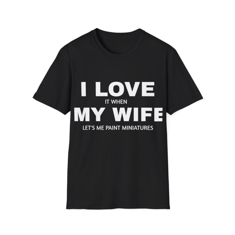 funny wargamer shirt i love when my wife lets me wargame tabletop gaming t shirt miniature wargaming gift for him nerdy gamer tee