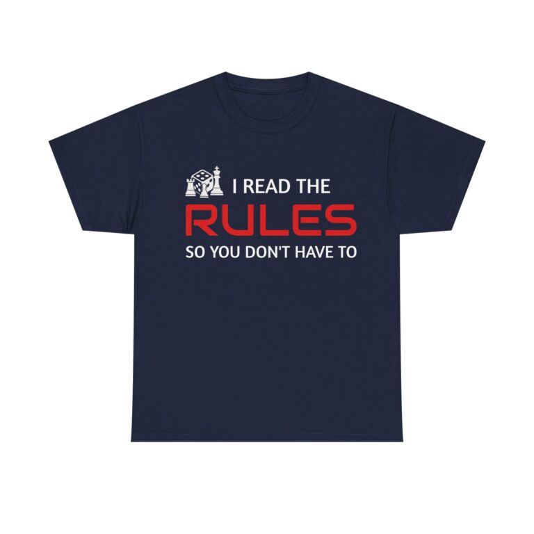 i read the rules graphic tee funny unisex cotton t shirt