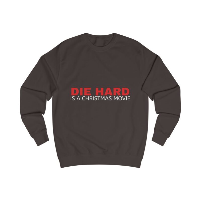 christmas movie die hard unisex sweatshirt, holiday jumper, festive clothing, winter apparel, funny xmas gift